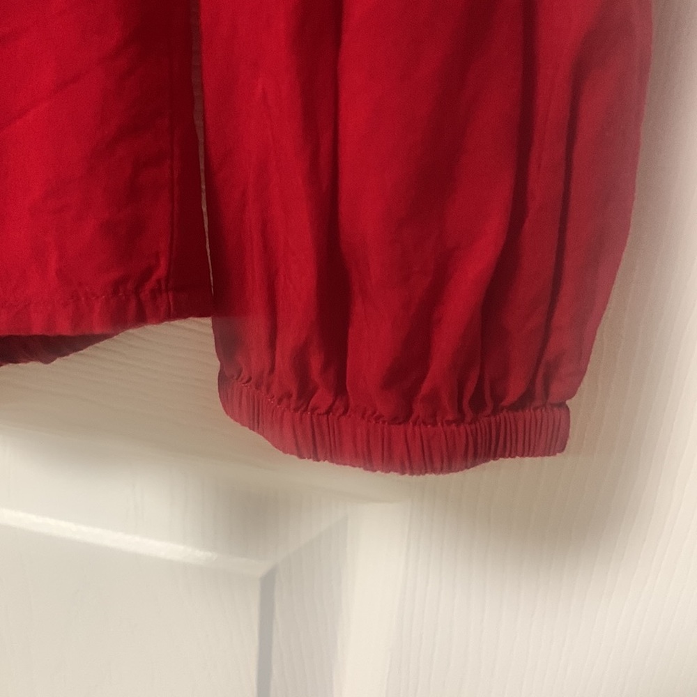 2/$15 St. John's Bay Red Women's Peasant Top - Picture 5 of 7